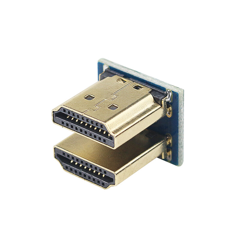 Catda Micro HDMI 1.4 HD Adapter Male to Male Two-way Adapter for Raspberry Pi 3B+